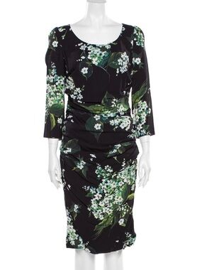 black and cream mini dress Retrofête Tate Cream Black Strapless Mini Dress